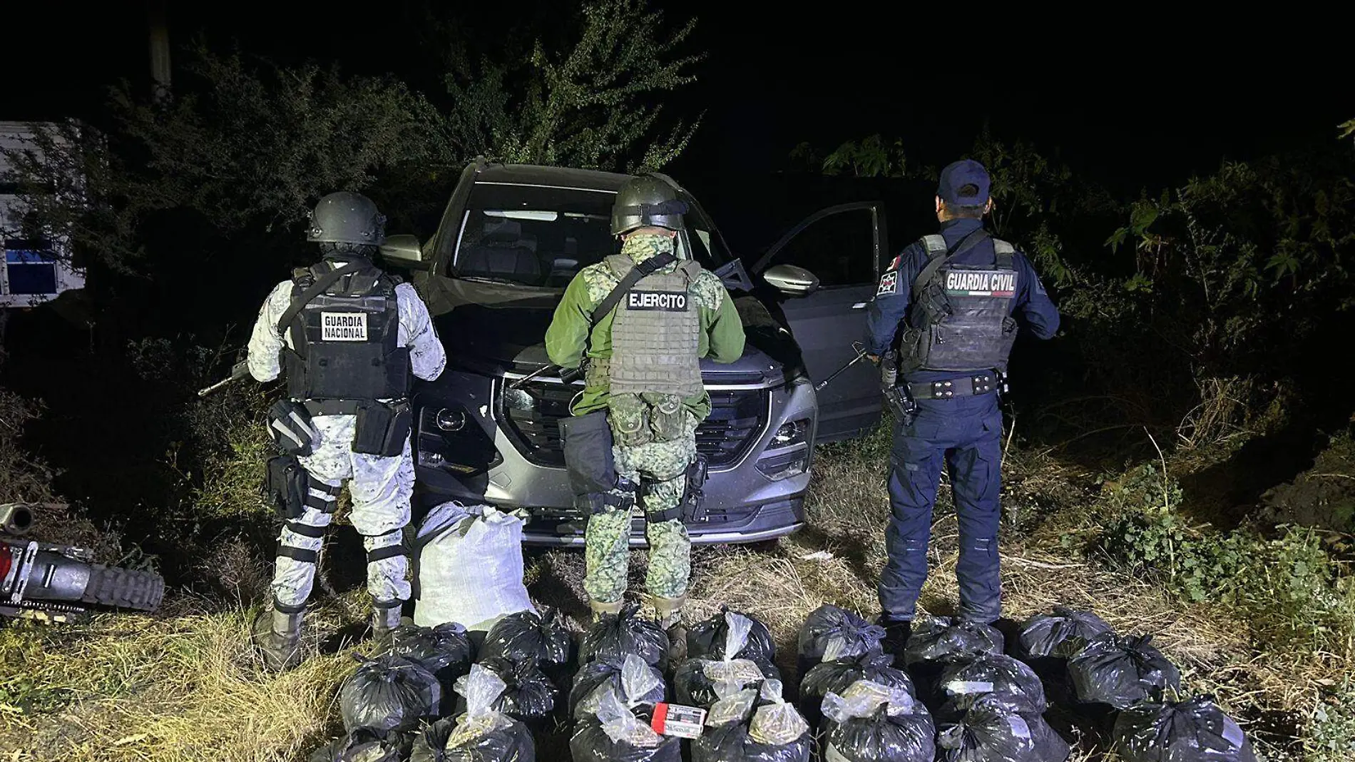 Decomisan droga y armamento en La Piedad